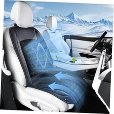 Cooling Car Seat Cover, 12V-24V Ventilated Front Seat Cushion for Car, Black-1