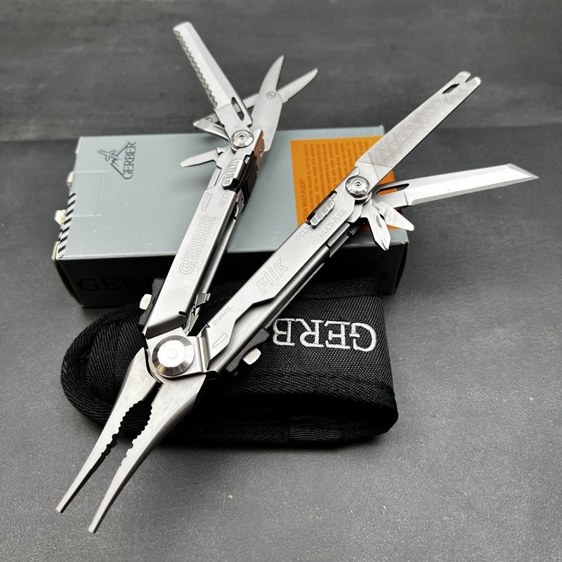 Gerber Tools FLiK Fish Fishing 14 tool Multi-Tool Needle Nose Knife New in Box
