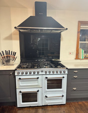 Smeg TR4110AZ Victoria 110cm Dual Fuel Range Cooker - wiith matching hood
