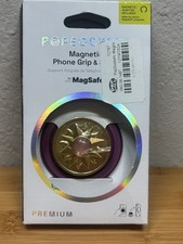 PopSockets Magnetic Phone Grip with MagSafe Magnetic Ring - Enamel Sun Jewel NEW