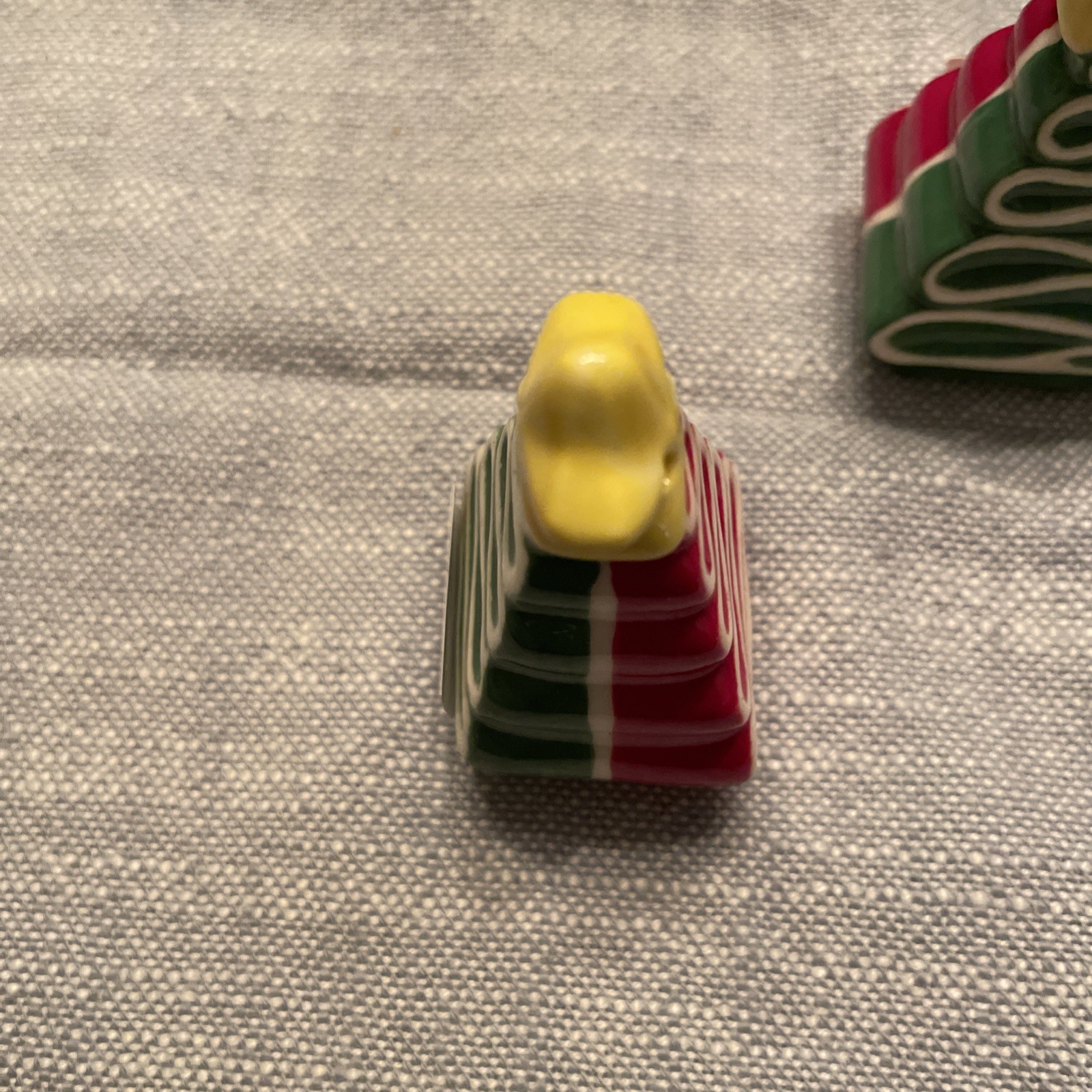 Cracker Barrel candy ribbon trees salt and pepper shakers Christmas 2025 New-1