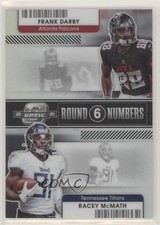 2021 Panini Contenders Optic Round Numbers Frank Darby Racey McMath #RN-FDA 7dw