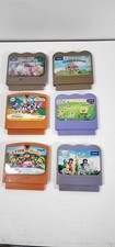 VTech V.Smile Lot Of 6 Games Cartridges Mickey Spongebob Tinkerbell