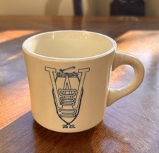Vintage BSA Boy Scouts Bugling Bugle Coffee Mug USA Made Scouting Ceramic Cup