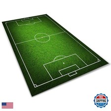 Zfhnyjwkl Kids Rug Soccer Field Rug Football Carpet Playmat Fun Sports Area