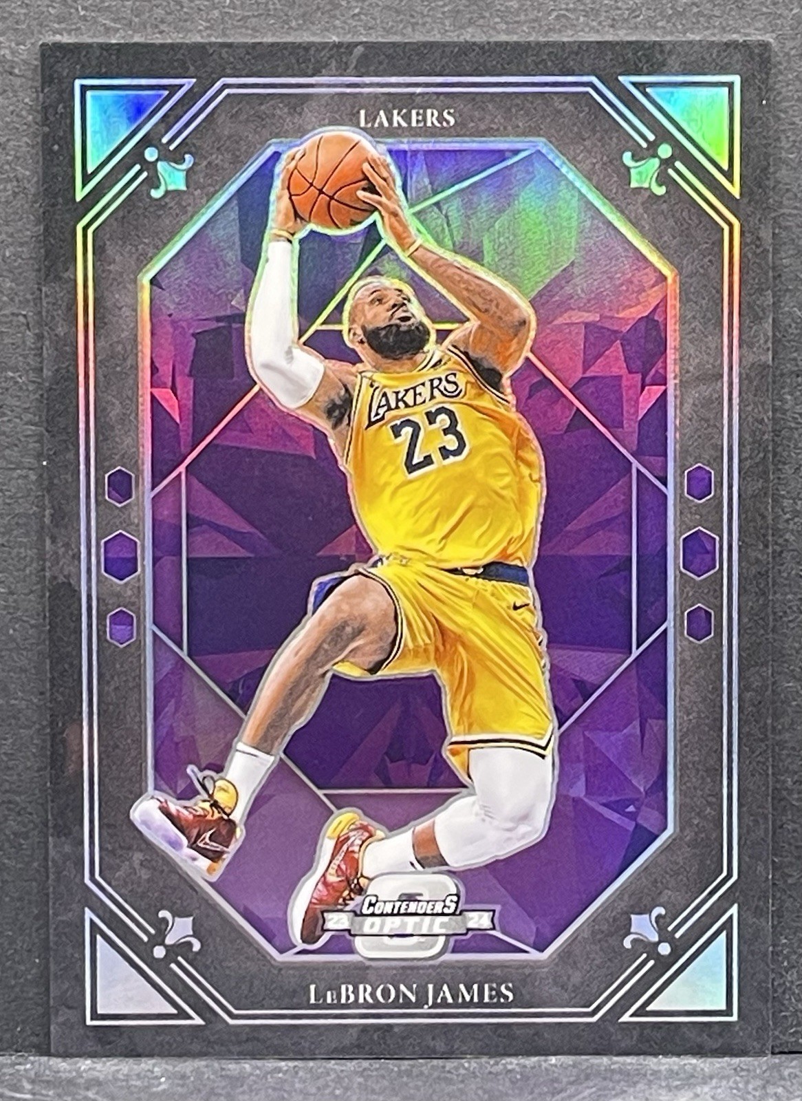 2023-24 Panini Contenders Optic Lebron James Crown Jewels Case Hit SSP Lakers