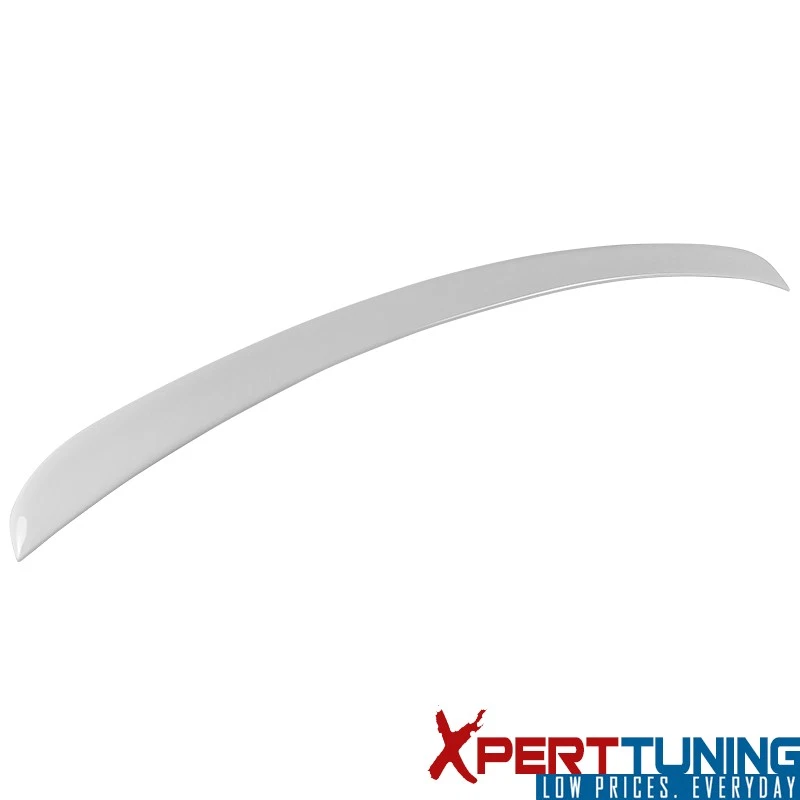 Fit For 03-09 Benz E-Class W211 4Dr AMG #650 Arctic White Painted Trunk Spoiler Foto 3 de 4
