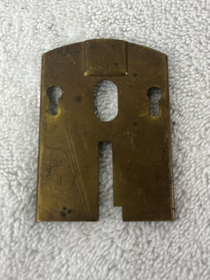 Vintage Brass Mailbox Lock Plates Lot 17 USPS Style Door Hardware Parts