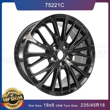 18 All Black Wheel For 2018-2022 Toyota Camry Oem Quality Factory Alloy 75221c 18 All Black Wheel For 2018-2022 Toyota Camry Oem Quality Factory Alloy 75221c