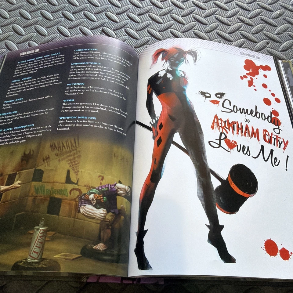 Batman Miniature Game rulebook with variant Joker cover 2015 Knight Models - Image 3 of 3