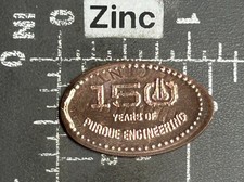150 Years of Purdue Engineering University Boilermakers Elongated Pressed Penny