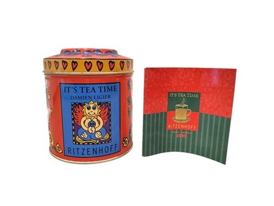 Ritzenhoff It's Tea Time Tin and Book Designer Damien Ligier 23400