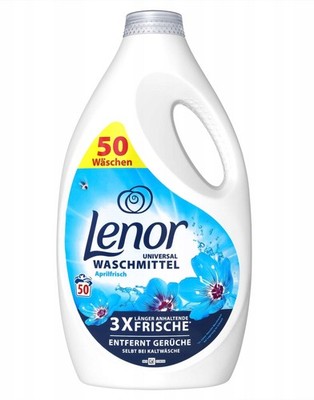 11,98 /L- LENOR Universal Flüssigwaschmittel- Aprilfrisch - 2250 ml / 50 Wäschen