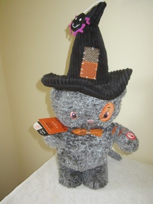 Hallmark Stitch The Cat 17'' Halloween Decor Adams Family Sound Motion VIDEO NWT