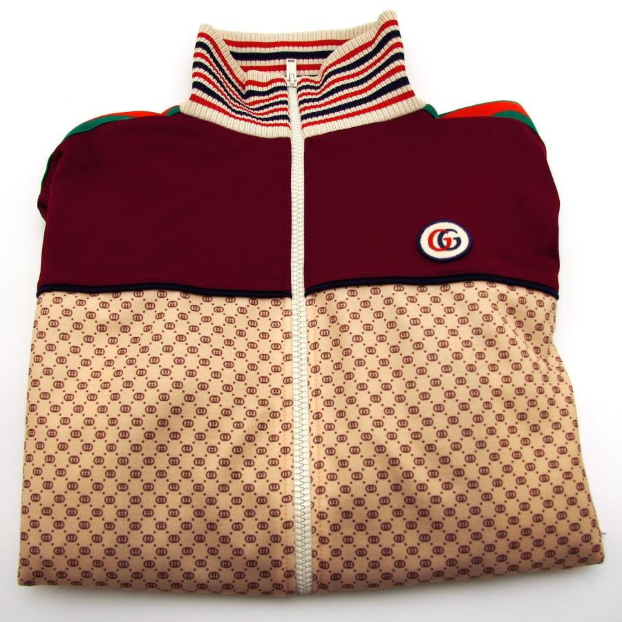 GUCCI Technical Jersey Interlocking G Top Beige I… - image 14