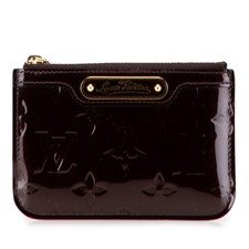 Louis Vuitton Monogram Vernis Key Pouch Pre-Loved Purple
