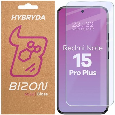Schutzglas für Xiaomi Redmi Note 15 Pro Plus 5G Bizon Hybridglas Glas