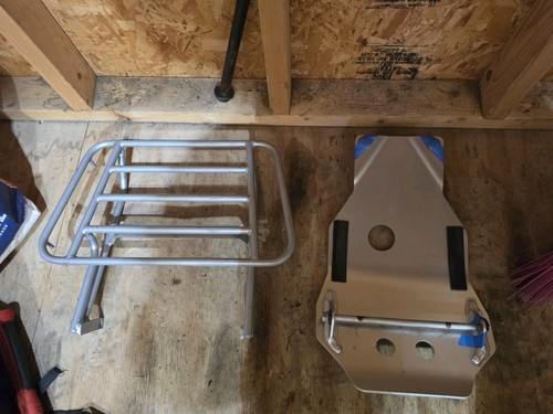 Suzuki Dr650 OEM Skid Plate And aftermarket Rear Rack!