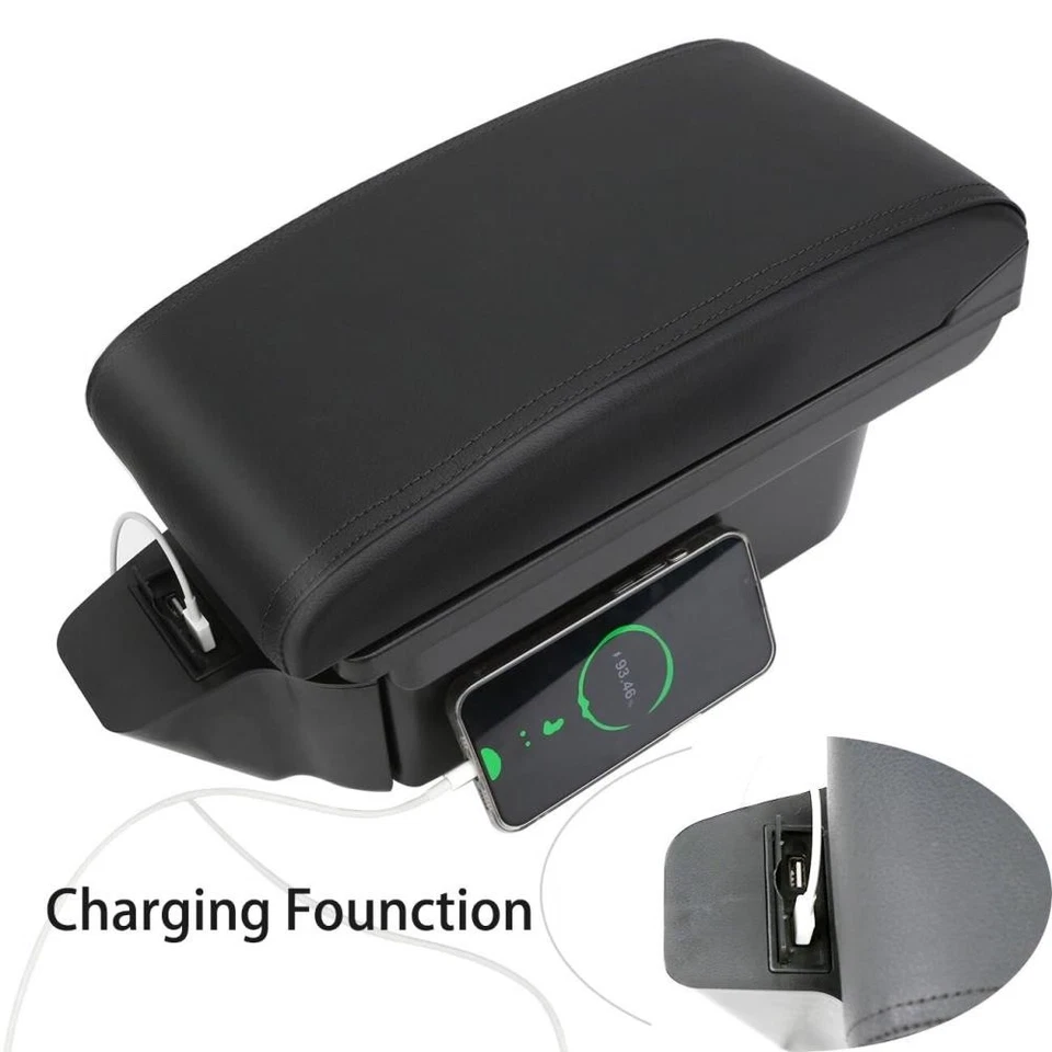 For TOYOTA 86 GT86 / Subaru Brz Center armrest for Scion FR-S 2012-2020 (black) Foto 4 de 4