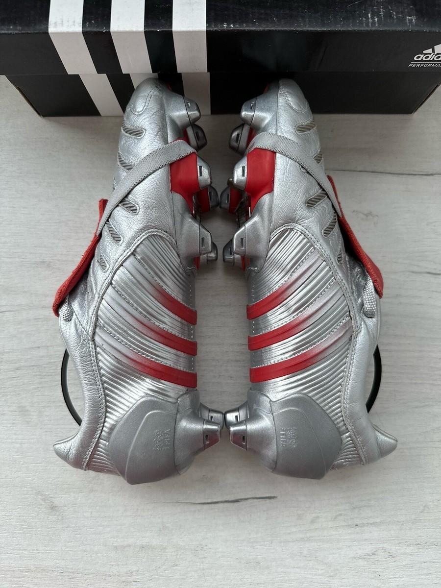 Adidas Predator Pulse David Beckham Silver Retro Rare Adidas Predator Pulse David Beckham Silver Retro Rare