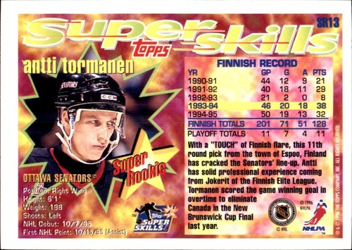 1995-96 Topps đ„
INSERTS đ„
VOUS CHOISISSEZ VOS FAVORIS đ NHL HOCKEY đ„
Cartes - Photo 90 sur 96