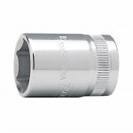 Bahco Steckschlüssel-Einsatz 9 Mm – 3/8 Zoll Antrieb, 6-kant, Verchromt, Modell 7400SM-9
