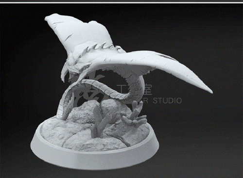 Alien Bat Manta 3D Unpainted Figure Model GK Blank Kit New Hot Toy In Stock - Picture 4 of 12