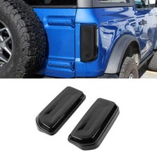 Smoked Black Rear Tail Light LED Lamp Cover Trim Guard for Ford Bronco 2021 22+