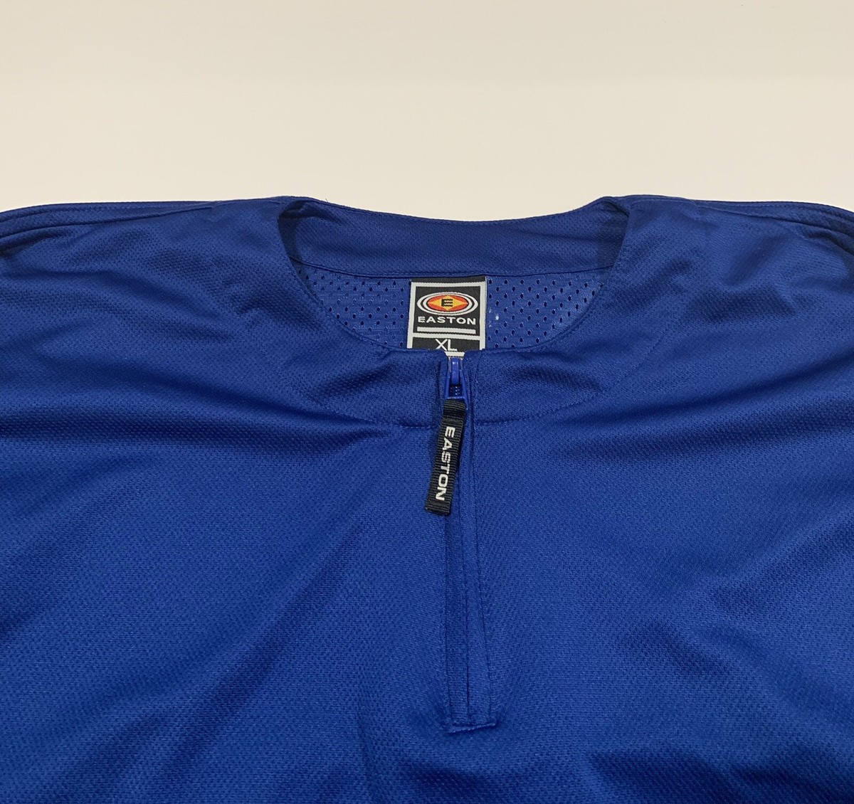Pull échauffement baseball homme Easton manches longues quart zip L Pull échauffement baseball homme Easton manches longues quart zip L