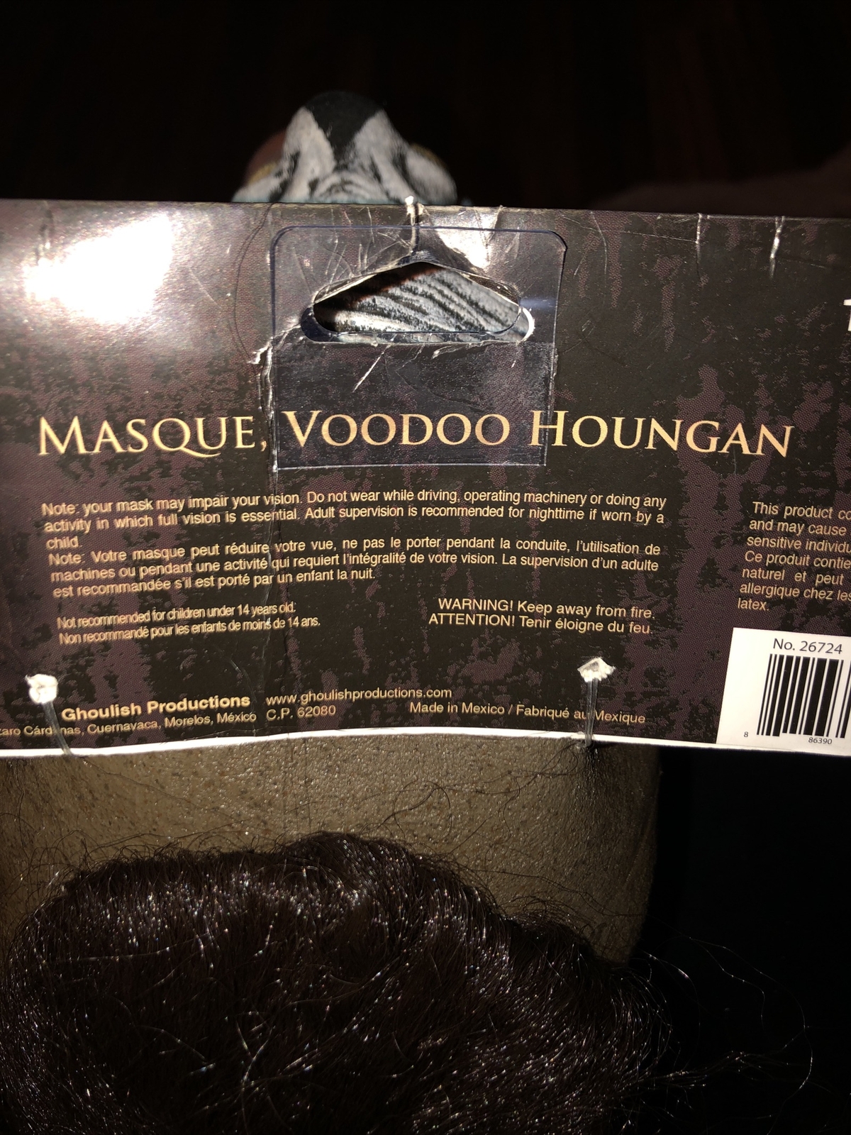 Voodoo Houngan Witch Doctor Tribe Priest Deluxe Latex Mask Blow 