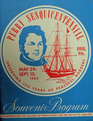 Perry Sesquicentennial Erie Pennsylvania 1963 Souvenir Program