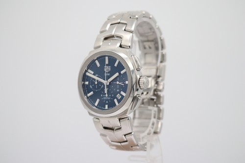 Tag Heuer Link Chronograph Automatik Herrenuhr Blau CBC2112 Box - Bild 3 von 10