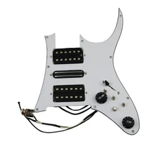 1 Set Prewired Loaded Pickguard HSH Multi Tone Switches Fit Ibanez RG