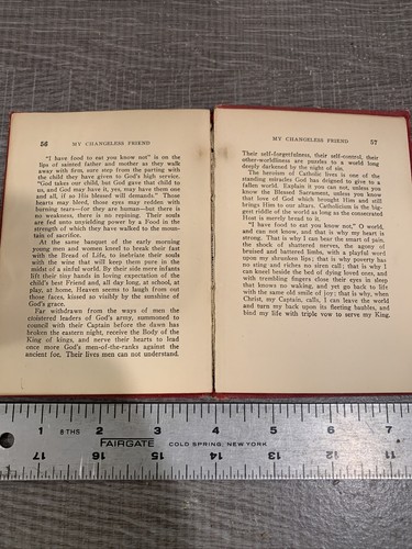 My Changeless Friend Francis P. Le Buffe 1920 Catholic Prayer Book - Picture 11 of 11