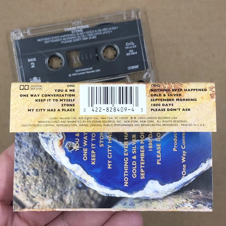 CRASH VEGAS Cassette Tape 90s Rock Folk STONE DAVID PIRNER SOUL ASYLUM — 第 4/4 张图片