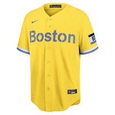 MLB Boston Red Sox City Connect Men's Baseball Jersey XL
