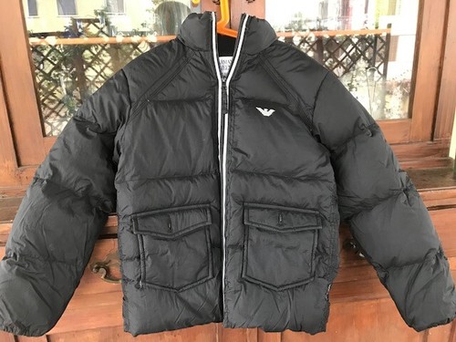 Armani Teen giacca imbottita nera 10 anni/142 cm | eBay
