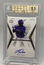 2012 Ultimate SILVER Jorge Soler ROOKIE RC auto #19/25 BGS 9.5/10 GEM MT POP 8