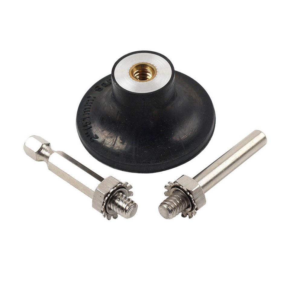 1 2 3 Sanding Disc R Type Roll Lock Rotary Pad Holder 1/4 Shank Die