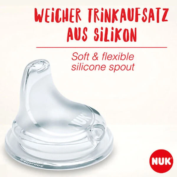 NUK First Choice Beach Editon Trinklernflasche mit Griff BPA-frei 150ml 6-18M - Bild 2 von 2