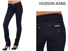 MADE IN USA** NWT New HUDSON Jeans Carly Straight Legs Jeans Women 26 /Drak Blue