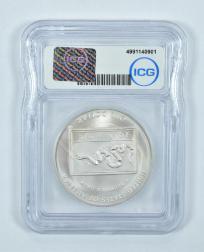 2006-P Franklin Scientist Commemorative Silver Dollar MS70 ICG - Picture 2 of 5