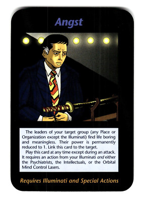 その他 Angst PSA9 INWO Angst Card Base Set Card INWO Illuminati New World Order Game | eBay