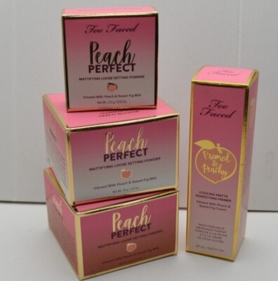 Too Faced Peach Perfect Loose Powder Translucent , Matte Perfecting Prime-choose