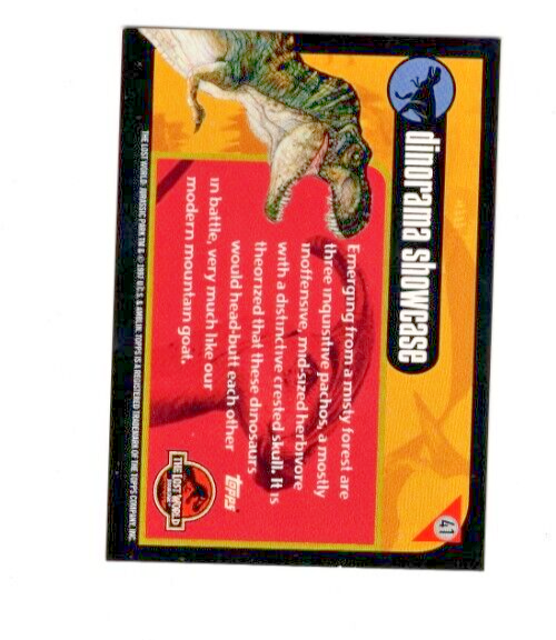 1997 Topps The Lost World: Jurassic Park #41 - Pachycephalosaurus