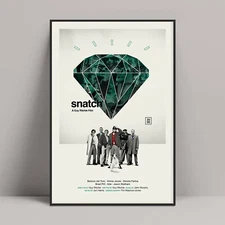 Snatch - Movie Poster, Snatch Poster, Brad Pitt, Jason Statham, Benicio del Toro