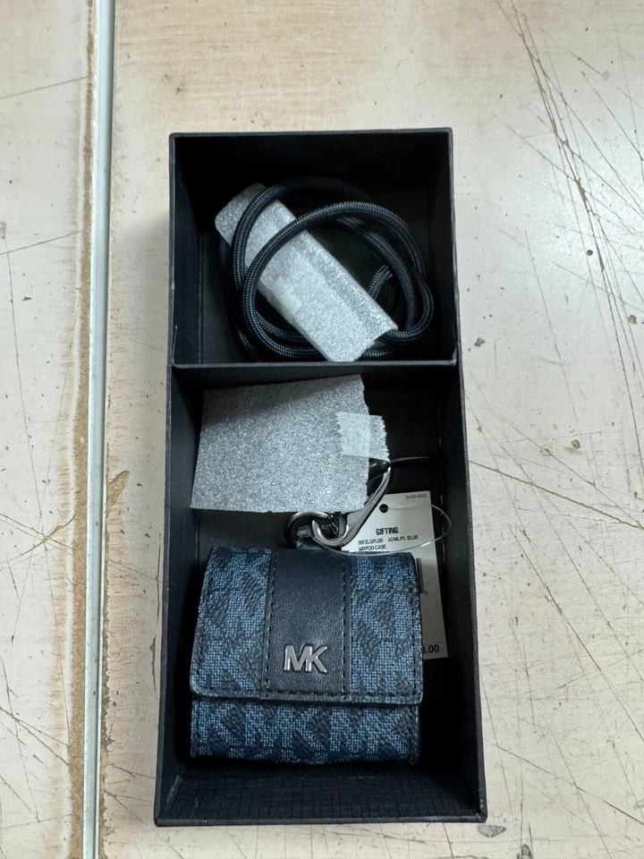 Michael Kors Airpod Case Admiral Blue Lanyard With Box - Image 2 of 4