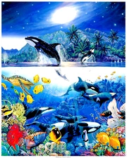 CHRISTIAN RIESE LASSEN   "WHALES / MARINE LIFE" ~ ** OCEAN / NAUTICAL ART ** #57