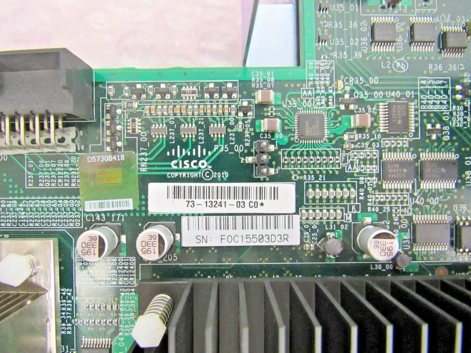 CISCO 68-3848-03 FNLASY IOM con L3 OXYGEN-48 N55-D160L3 PLACA G*10 Foto 2 de 4