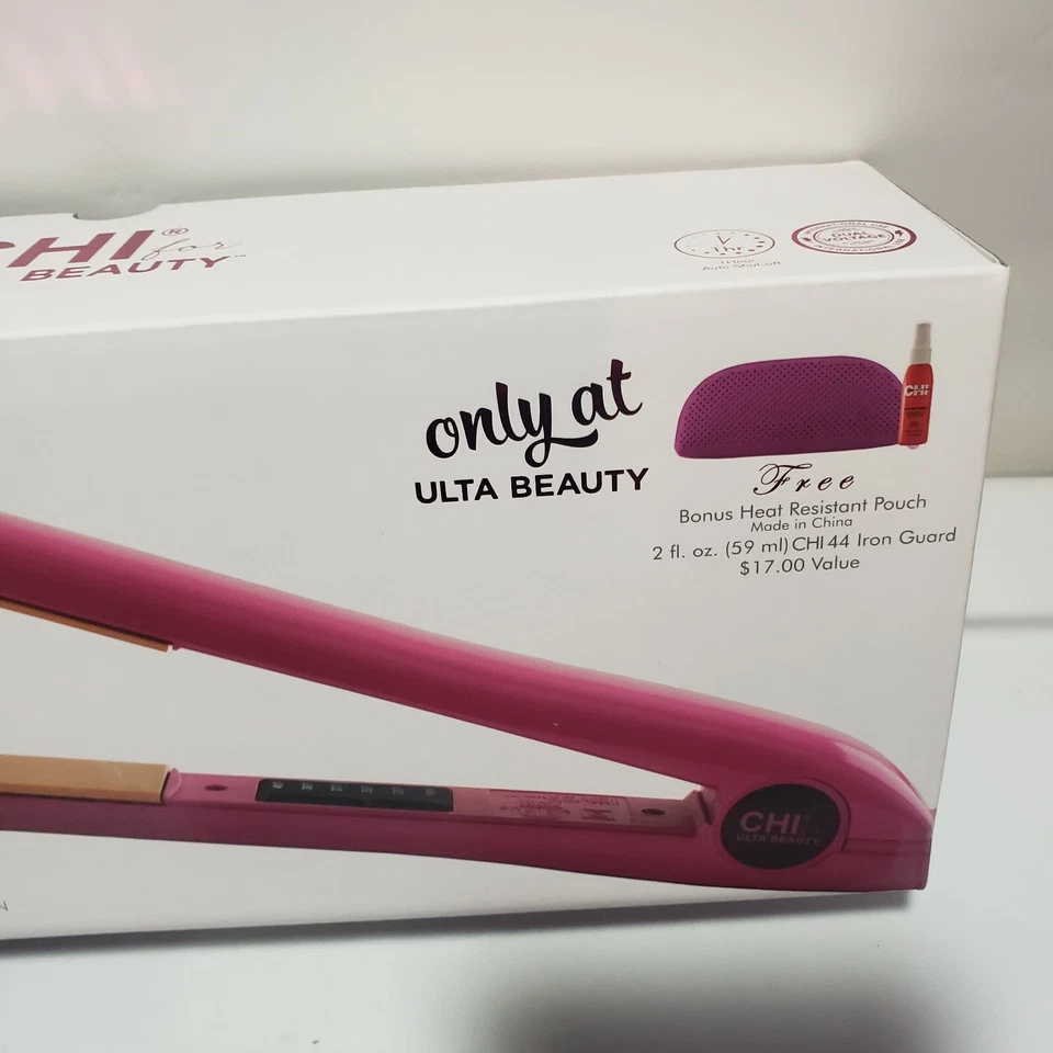 CHI For Ulta Beauty Rojo 1" Turmalina Cerámica Plancha para Peinar Plus Bolsa Foto 3 de 4